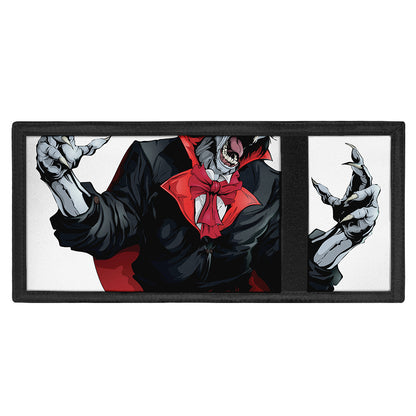 Halloween Evil Vampire Print Trifold Wallet