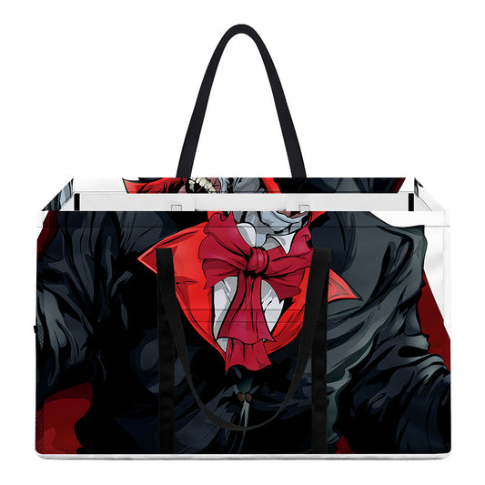 Halloween Evil Vampire Print Utility Tote Bag