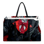 Halloween Evil Vampire Print Utility Tote Bag