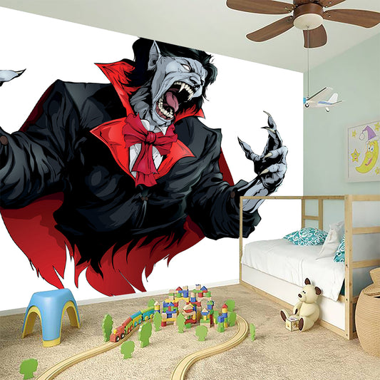 Halloween Evil Vampire Print Wall Sticker