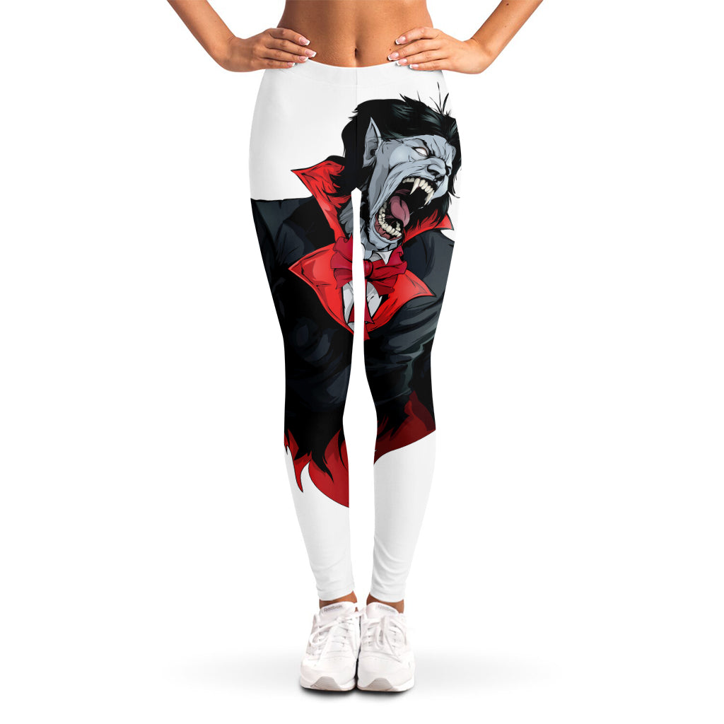 Halloween Evil Vampire Print Women's Leggings