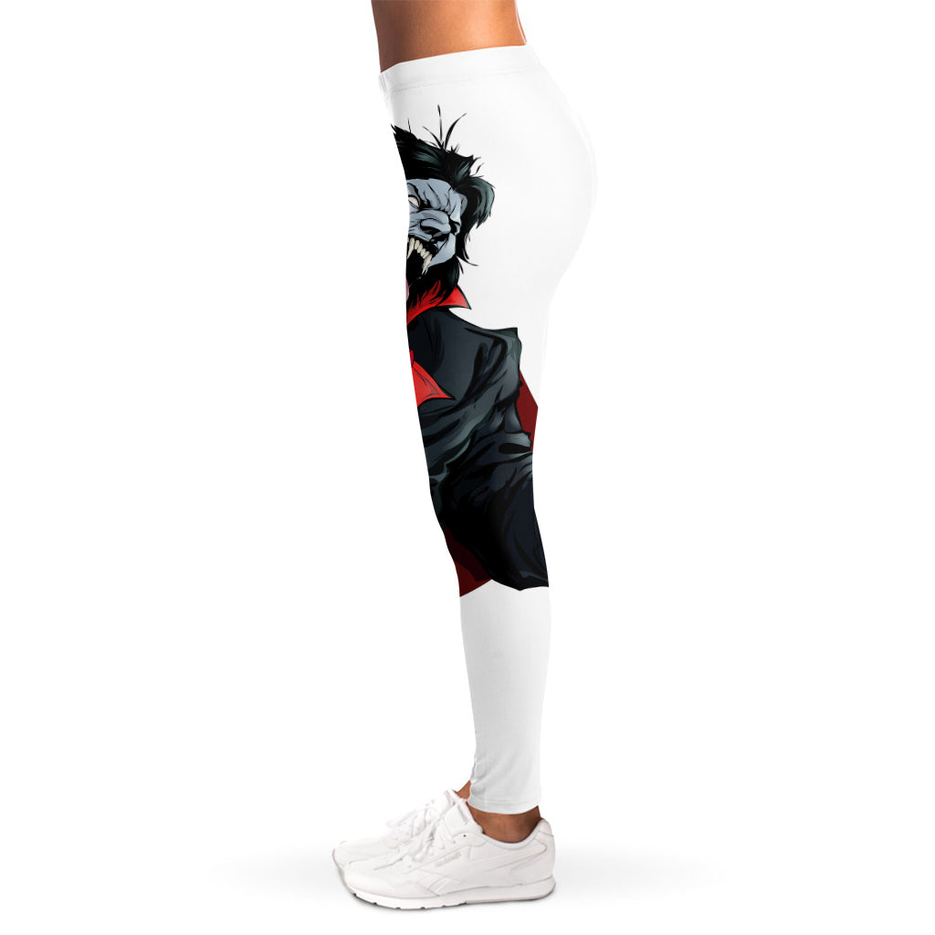 Halloween Evil Vampire Print Women's Leggings