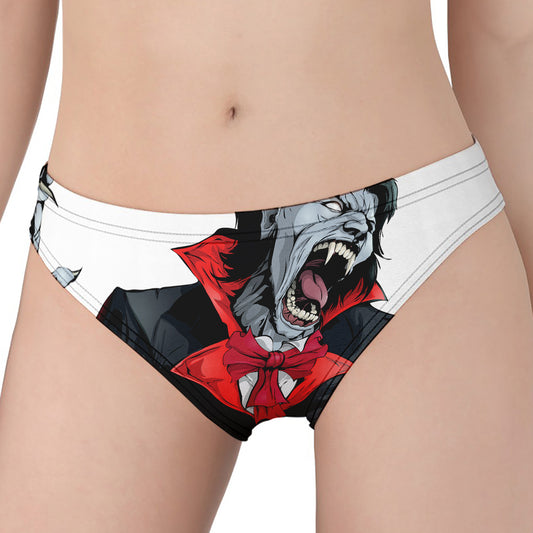Halloween Evil Vampire Print Women's Panties