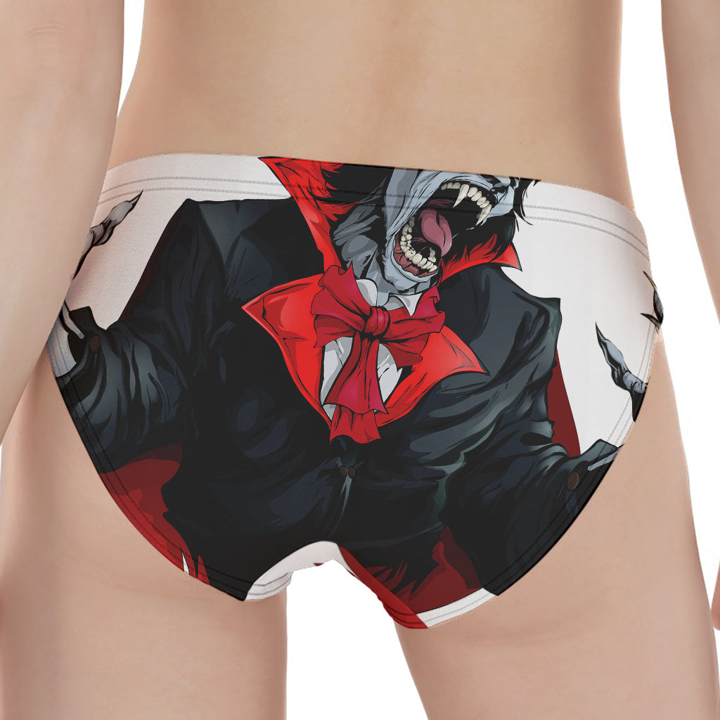 Halloween Evil Vampire Print Women's Panties