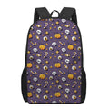 Halloween Eyeball Pattern Print 17 Inch Backpack