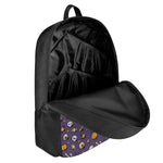 Halloween Eyeball Pattern Print 17 Inch Backpack