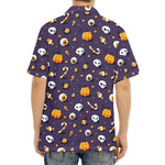 Halloween Eyeball Pattern Print Aloha Shirt