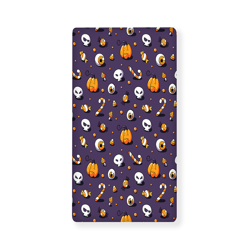 Halloween Eyeball Pattern Print Baby Crib Sheet