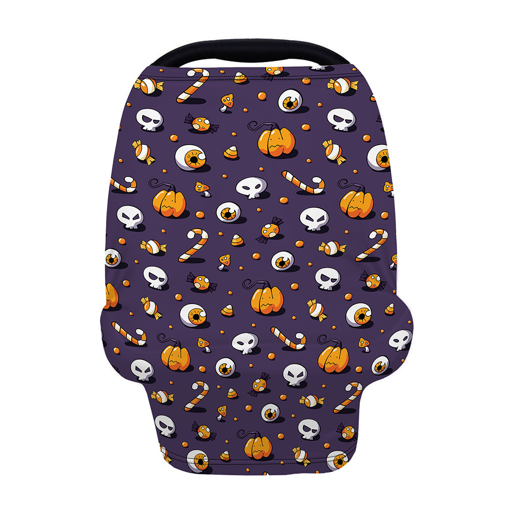 Halloween Eyeball Pattern Print Baby Seat Cover
