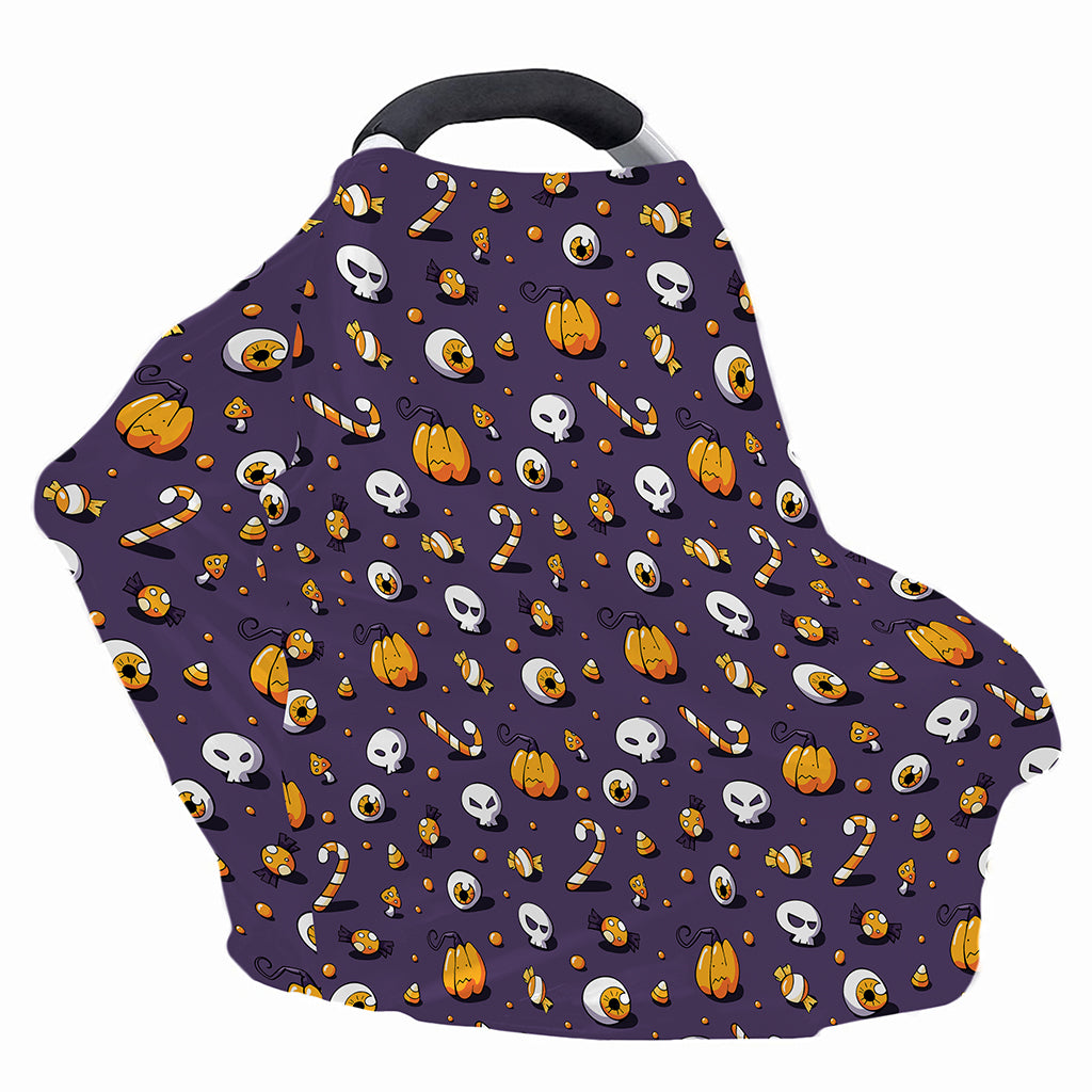 Halloween Eyeball Pattern Print Baby Seat Cover