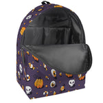 Halloween Eyeball Pattern Print Backpack