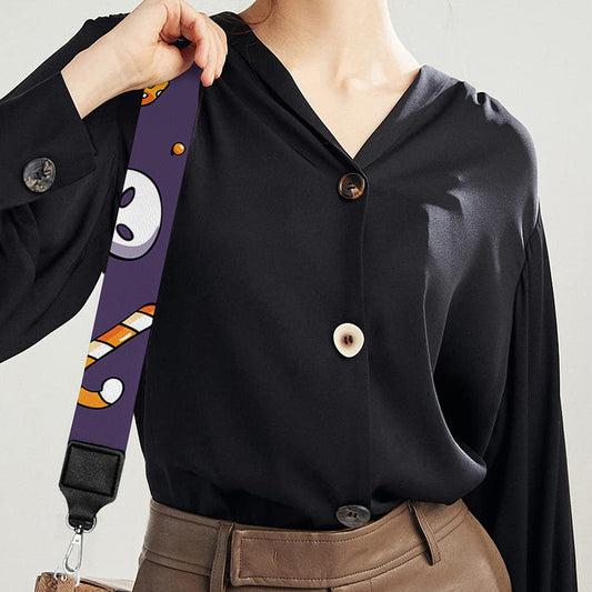 Halloween Eyeball Pattern Print Bag Strap