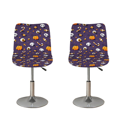 Halloween Eyeball Pattern Print Bar Stool Covers