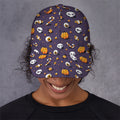 Halloween Eyeball Pattern Print Baseball Cap