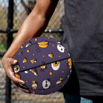 Halloween Eyeball Pattern Print Basketball