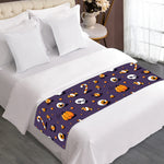 Halloween Eyeball Pattern Print Bed Runner