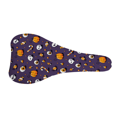 Halloween Eyeball Pattern Print Bicycle Seat Cover