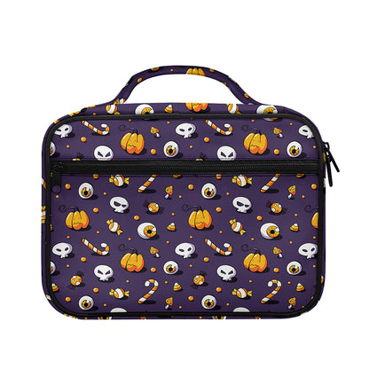 Halloween Eyeball Pattern Print Briefcase Bible Bag