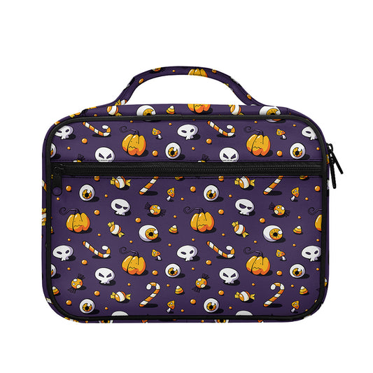 Halloween Eyeball Pattern Print Briefcase Bible Bag