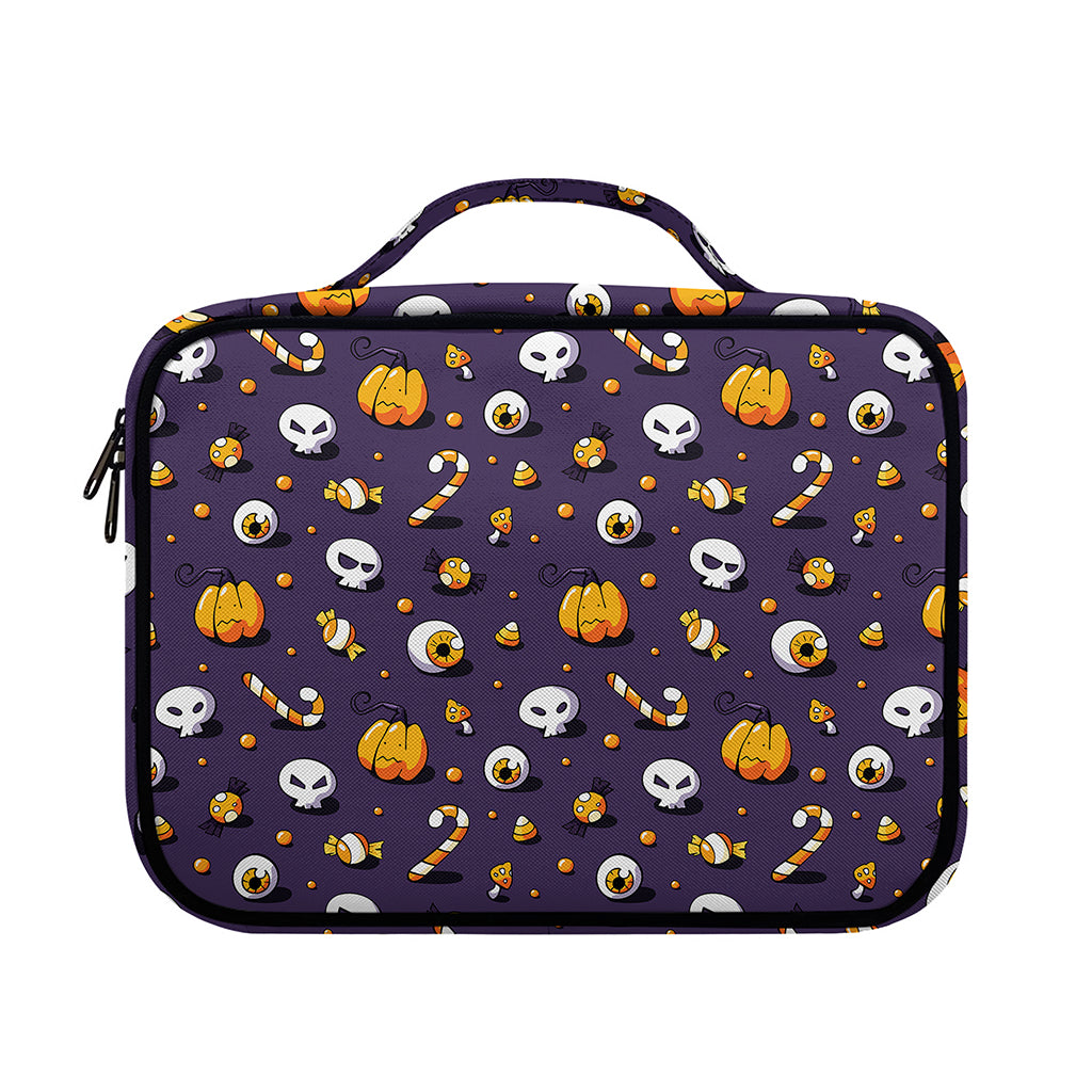 Halloween Eyeball Pattern Print Briefcase Bible Bag