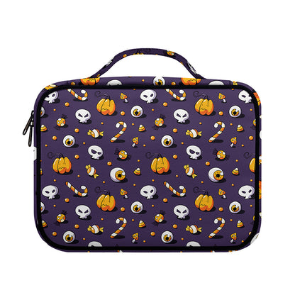Halloween Eyeball Pattern Print Briefcase Bible Bag