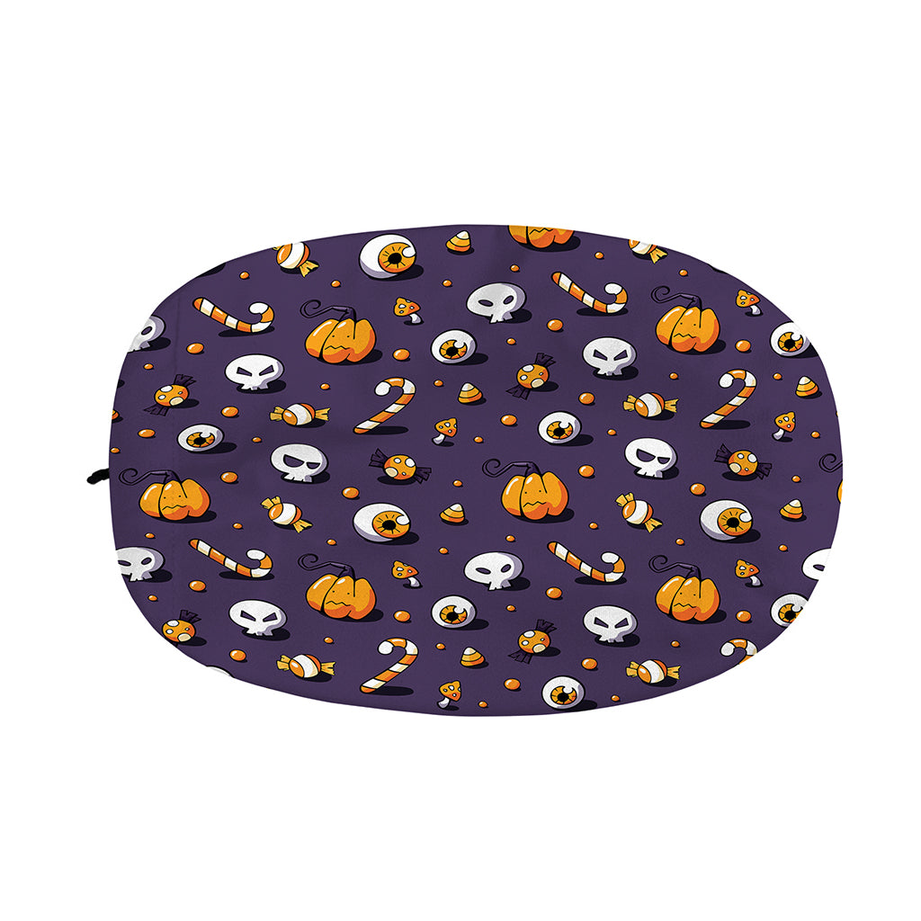 Halloween Eyeball Pattern Print Car Side Mirror Covers