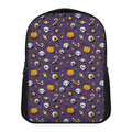 Halloween Eyeball Pattern Print Casual Backpack
