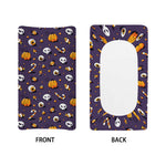 Halloween Eyeball Pattern Print Changing Pad Cover