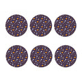 Halloween Eyeball Pattern Print Coaster Set