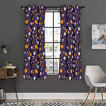 Halloween Eyeball Pattern Print Curtain