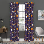 Halloween Eyeball Pattern Print Curtain