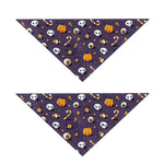 Halloween Eyeball Pattern Print Dog Bandana