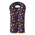 Halloween Eyeball Pattern Print Double Neoprene Wine Tote