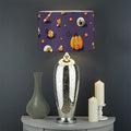 Halloween Eyeball Pattern Print Drum Lamp Shade