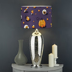 Halloween Eyeball Pattern Print Drum Lamp Shade