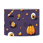 Halloween Eyeball Pattern Print Drum Lamp Shade