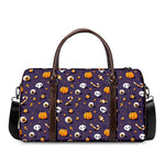Halloween Eyeball Pattern Print Duffle Bag