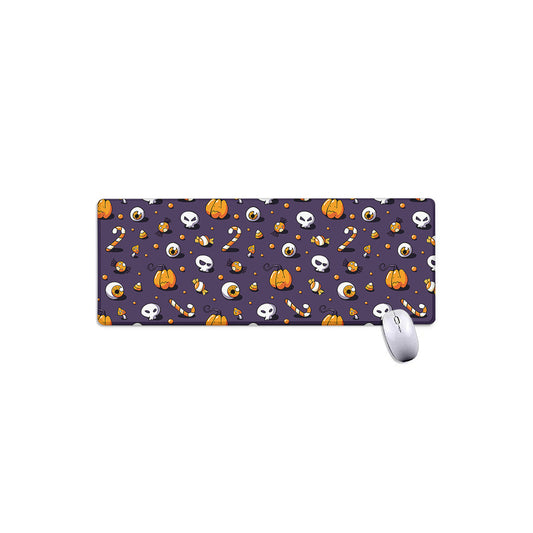 Halloween Eyeball Pattern Print Extended Mouse Pad