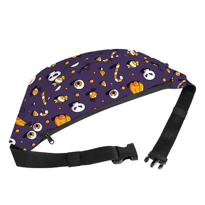 Halloween Eyeball Pattern Print Fanny Pack