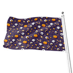 Halloween Eyeball Pattern Print Flag