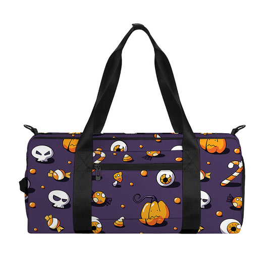 Halloween Eyeball Pattern Print Gym Bag