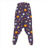 Halloween Eyeball Pattern Print Hammer Pants