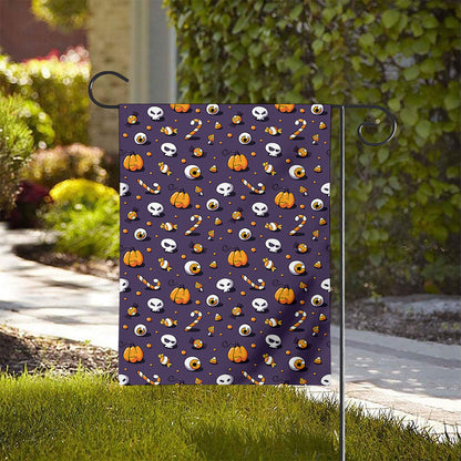Halloween Eyeball Pattern Print House Flag