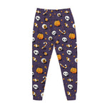 Halloween Eyeball Pattern Print Jogger Pants