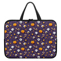 Halloween Eyeball Pattern Print Laptop Sleeve With Handle