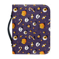 Halloween Eyeball Pattern Print Leather Bible Cover