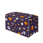 Halloween Eyeball Pattern Print Leather Tissue Box Cover
