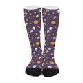 Halloween Eyeball Pattern Print Long Socks
