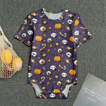 Halloween Eyeball Pattern Print Men's Bodysuit
