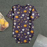 Halloween Eyeball Pattern Print Men's Bodysuit